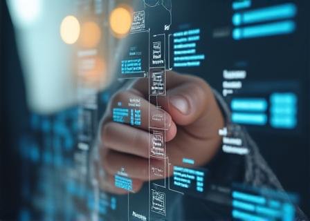 Consultant working on a digital leadership strategy